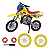 Brinquedo Miniatura Moto de Dedo com Acessórios de Troca - Imagem 3