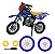 Brinquedo Miniatura Moto de Dedo com Acessórios de Troca - Imagem 4