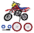 Brinquedo Miniatura Moto de Dedo com Acessórios de Troca - Imagem 5
