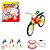 Brinquedo Bicicleta Miniatura Bike de Dedo com Acessórios de Troca - Imagem 2