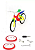 Brinquedo Bicicleta Miniatura Bike de Dedo com Acessórios de Troca - Imagem 4