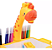 Mesa Projetora de Desenhos Interativos Infantil Lousa Mágica Led Girafinha Amarela - Imagem 5