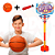Kit Mini Gol Trave Golzinho e Tabela Cesta Basquete Infantil - Imagem 3