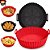 Kit 4 Itens Air Fryer Tapete e Cesto Forma Redonda Pinça e Pincel Silicone - Imagem 5