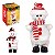 Boneco De Neve Decoração Com Som e Movimento - Imagem 4