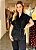 Colete Jeans Preto Luisa - Imagem 1
