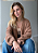 Cardigan Clarisse Marrom Cachemir - Imagem 9