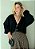 Cardigan Clarisse Preto Cachemir - Imagem 1