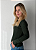 Blusa Feminina Em Tricot Premium Com Toque de Cachemir - Imagem 3