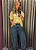 Blusa Tricô Amarelo Suave - Imagem 2