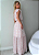 Vestido Longo Vichy Floral com Babados - Imagem 7