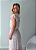 Vestido Longo Vichy Floral com Babados - Imagem 2