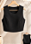 Cropped Regata Alfaiataria Preto - Imagem 9