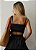Top Cropped Preto com Amarração Frontal - Imagem 3