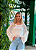 Blusa Renda Crochê Manga Boho Chic - Imagem 1