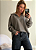 Blusa Tricô Oversized com Zíper - Imagem 1