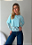 Blusa T-shirt Sobreposição com Renda Manga Longa - Imagem 14