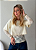 Blusa T-shirt Sobreposição com Renda Manga Longa - Imagem 6