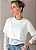 Blusa T-shirt Sobreposição com Renda Manga Longa - Imagem 25