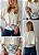 Blusa T-shirt Sobreposição com Renda Manga Longa - Imagem 24