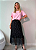 Saia Midi Tule Floral - Imagem 8