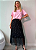 Saia Midi Tule Floral - Imagem 11