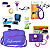 Kit Academico da Enfermagem Material de Bolso Diversas Cores Preto - Imagem 6