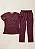 Scrub Feminino Serena - Vinho - Imagem 7
