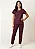 Scrub Feminino Serena - Vinho - Imagem 1