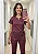 Scrub Feminino Serena - Vinho - Imagem 7
