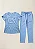 Scrub Feminino Serena - Azul Céu - Imagem 7