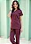 Scrub Feminino Valentina - Vinho - Imagem 4