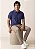 Camisa Polo Slim Fit - Marinho Claro - Imagem 7