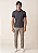 Camisa Polo Slim Fit - Preto Mescla - Imagem 1