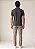 Camisa Polo Slim Fit - Preto Mescla - Imagem 4