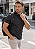 Camisa Polo Slim Fit - Preto Mescla - Imagem 5