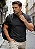 Camisa Polo Slim Fit - Preta - Imagem 4