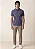 Camisa Polo Slim Fit - Marinho Mescla - Imagem 1