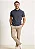 Camisa Polo Slim Fit - Marinho Mescla - Imagem 3