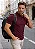 Camisa Polo Slim Fit - Vinho - Imagem 5