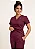 Scrub Feminino Stella - Vinho - Imagem 6