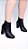 Bota Feminina Preta Torricella Cano Curto Salto Grosso Alto Confotável AVS 51B-A - Imagem 11