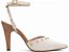 Sapato Scarpin Salto Fino Médio Off White Torricella AVS 68003B - Imagem 3