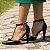 Sapato Scarpin Salto Alto Bico Fino Preto com Pérolas Douradas Torricella AVS 66080A - Imagem 3
