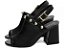 Sandália Ankle Boot Feminina Slato Bloco Grosso Preto Torricella AVS 776A - Imagem 5