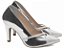 Sapato Scarpin Salto Fino Médio Specchio Prata Torricella AVS 68008B - Imagem 1
