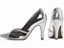 Sapato Scarpin Salto Fino Médio Specchio Prata Torricella AVS 68008B - Imagem 2