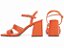 Sandália Salto Grosso Médio 7cm Napa Laranja Vibrante Torricella Design Moderno AVS 46001B - Imagem 6