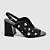 Sandália Ankle Boot Feminina Salto Bloco Grosso Preto Torricella AVS 778A - Imagem 7