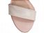 Sandália Meia Pata Feminina Salto Alto Grosso Off Whitee Rosa Torricella AVS 1002B - Imagem 3